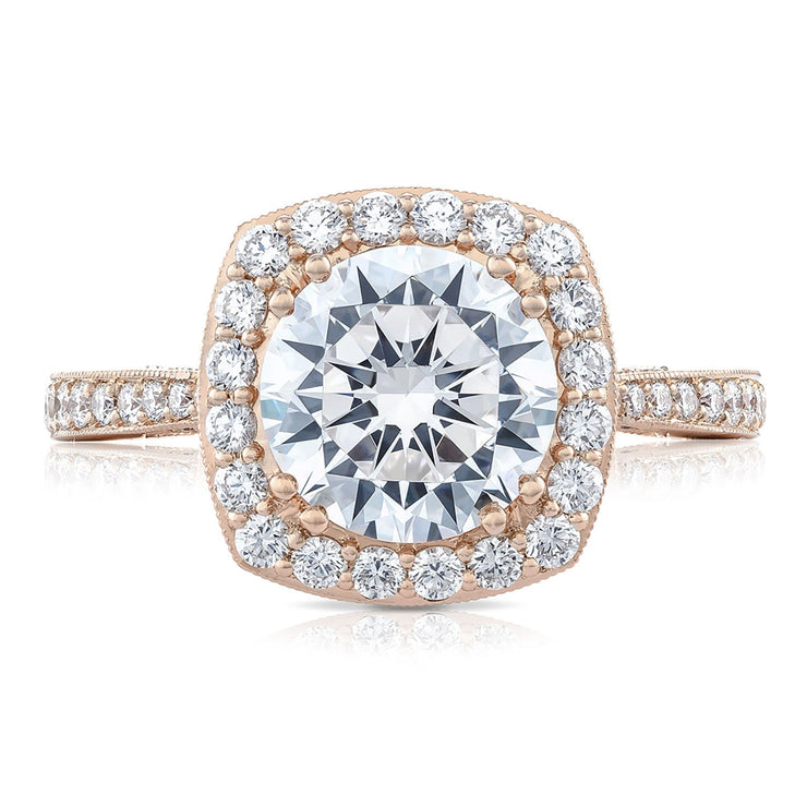 Round Bloom Engagement Ring