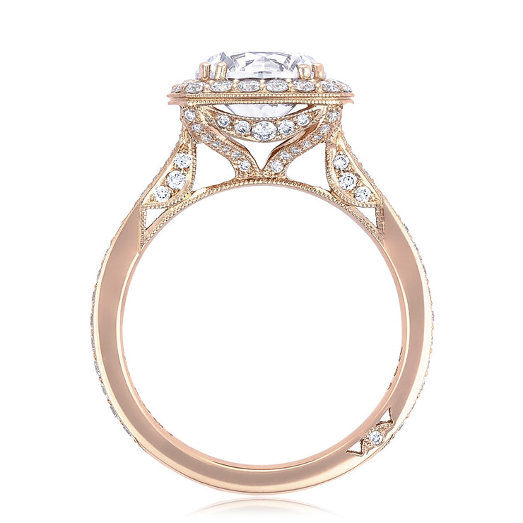 Round Bloom Engagement Ring