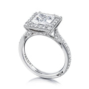 Princess Bloom Engagement Ring