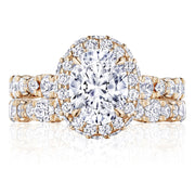 Oval Bloom Engagement Ring