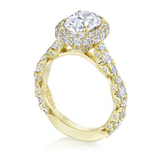 Oval Bloom Engagement Ring