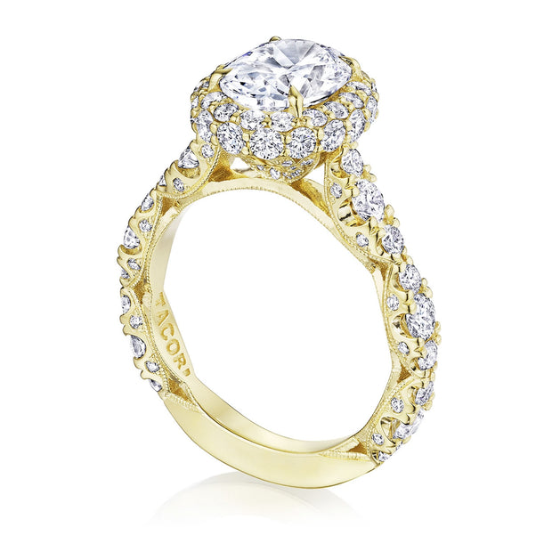 Oval Bloom Engagement Ring
