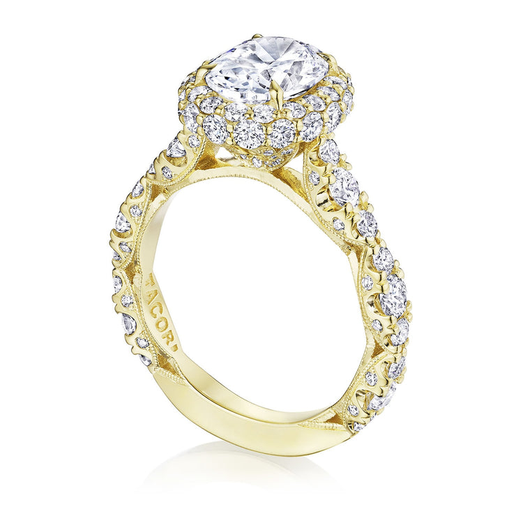 Oval Bloom Engagement Ring