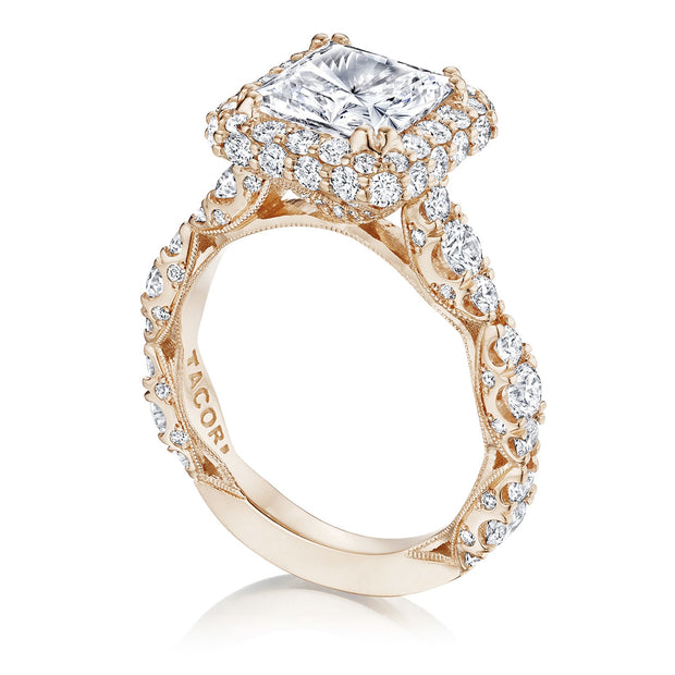 Princess Bloom Engagement Ring