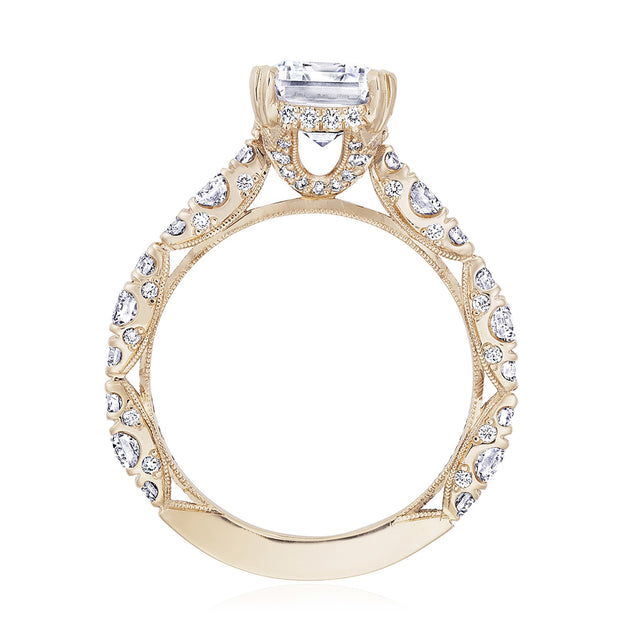 Emerald Solitaire Engagement Ring