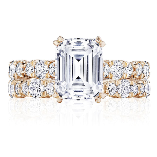 Emerald Solitaire Engagement Ring
