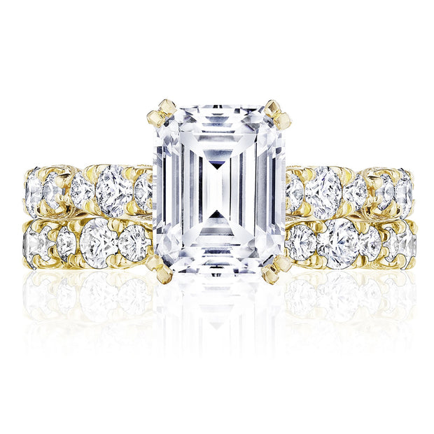 Emerald Solitaire Engagement Ring