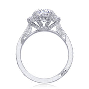 Oval 3-Stone Engagement Ring