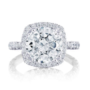 Cushion Bloom Engagement Ring
