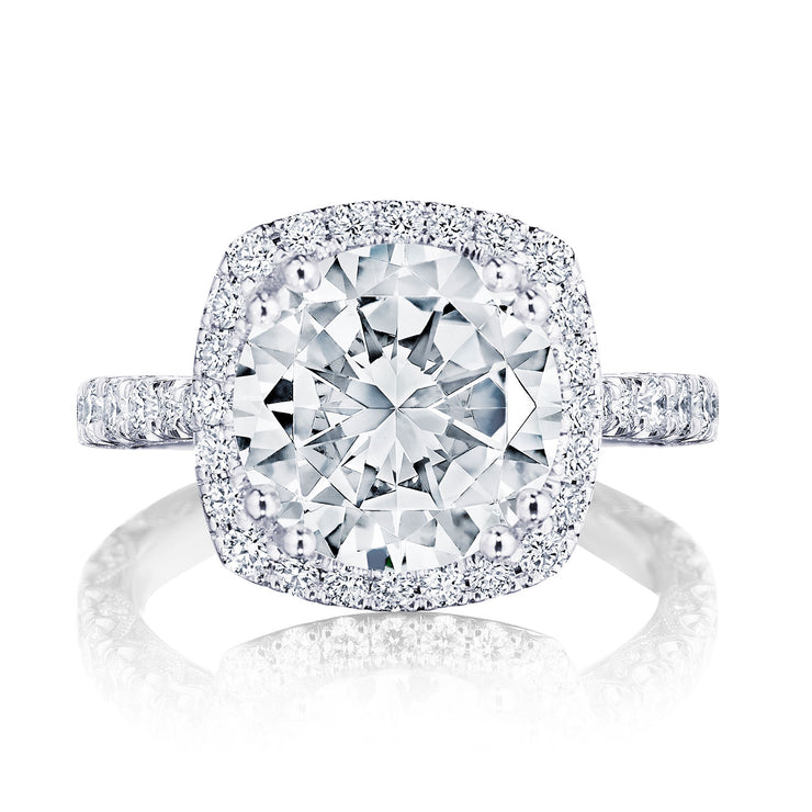 Cushion Bloom Engagement Ring
