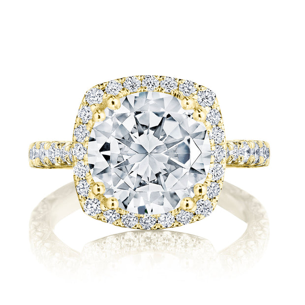 Cushion Bloom Engagement Ring