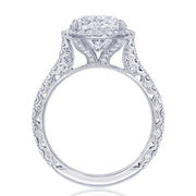 Oval Bloom Engagement Ring