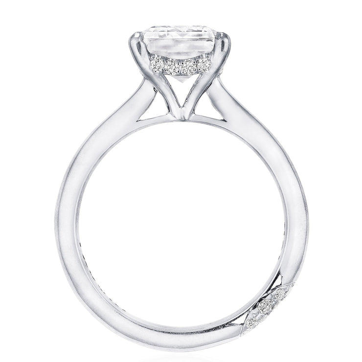 Emerald Solitaire Engagement Ring