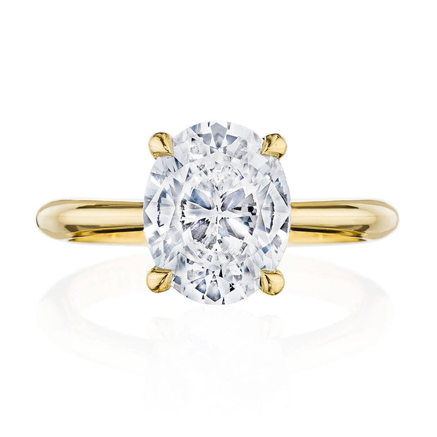 Oval Solitaire Engagement Ring