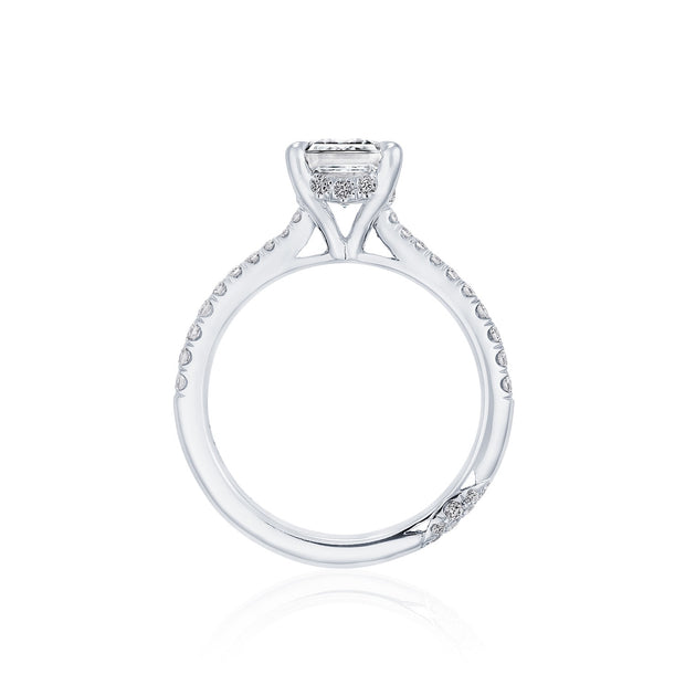 Emerald Solitaire Engagement Ring