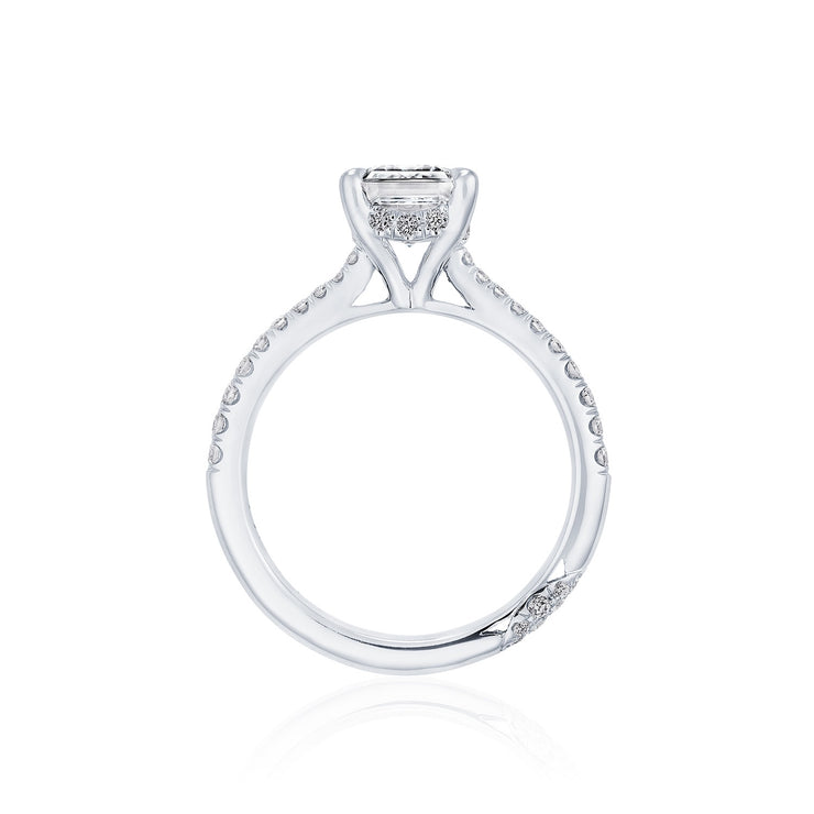 Emerald Solitaire Engagement Ring