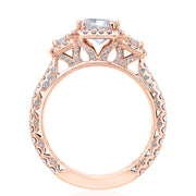 Emerald 3-Stone Engagement Ring
