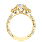 Emerald 3-Stone Engagement Ring