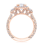 Oval 3-Stone Engagement Ring