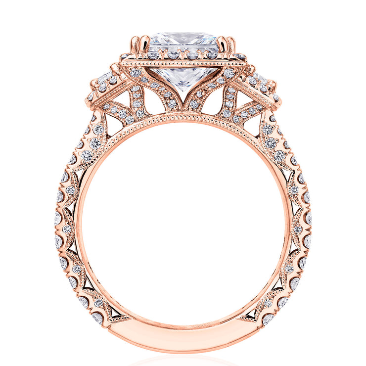 Princess 3-Stone Engagement Ring