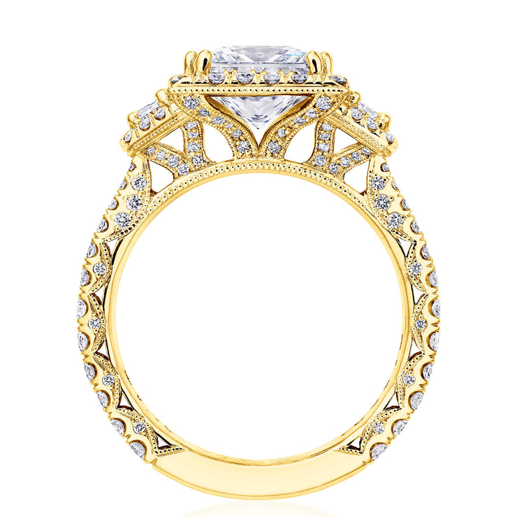 Princess 3-Stone Engagement Ring