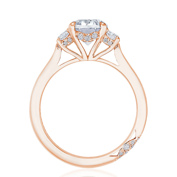 Oval 3-Stone Engagement Ring