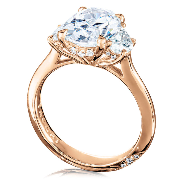 Oval 3-Stone Engagement Ring
