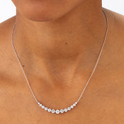 Diamond Smile Necklace 2ctw approx.