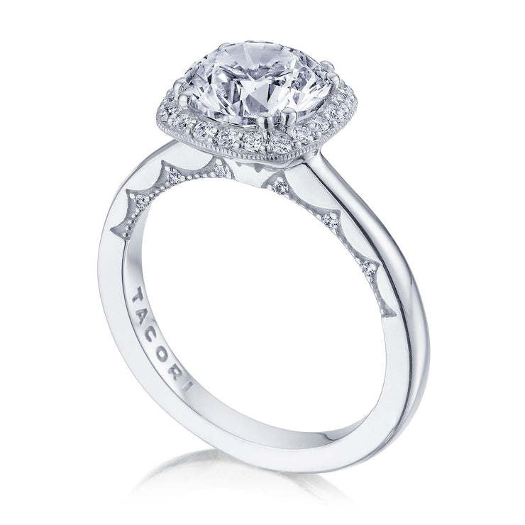 Round Bloom Engagement Ring