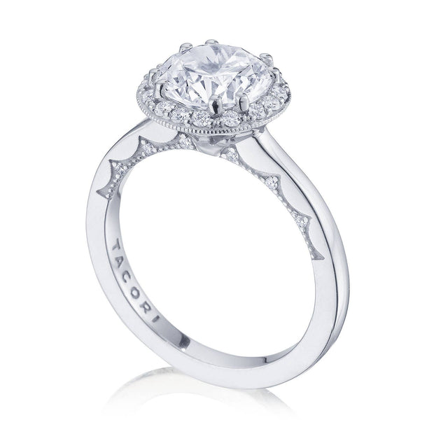 Round Bloom Engagement Ring