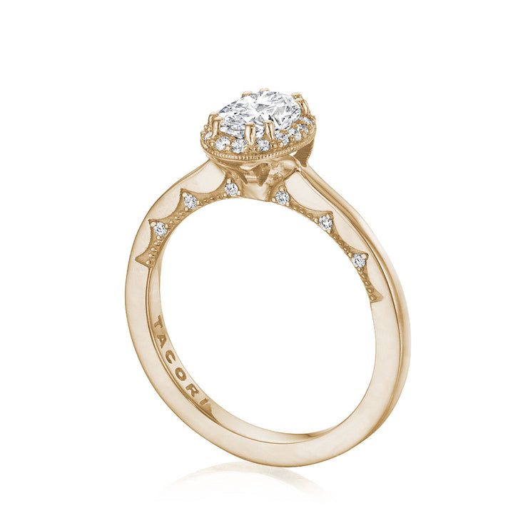 Oval Bloom Engagement Ring
