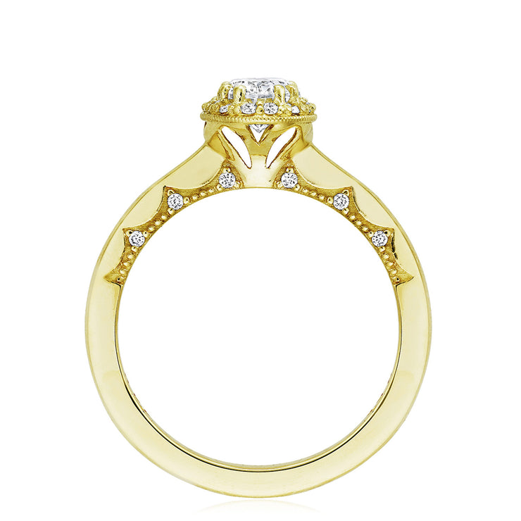 Oval Bloom Engagement Ring