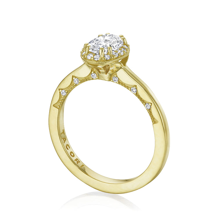 Oval Bloom Engagement Ring