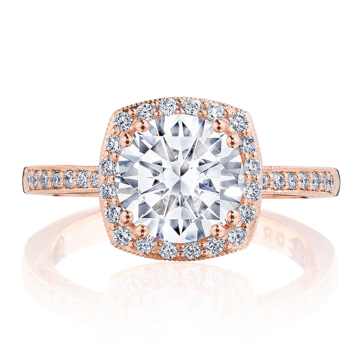 Round Bloom Engagement Ring