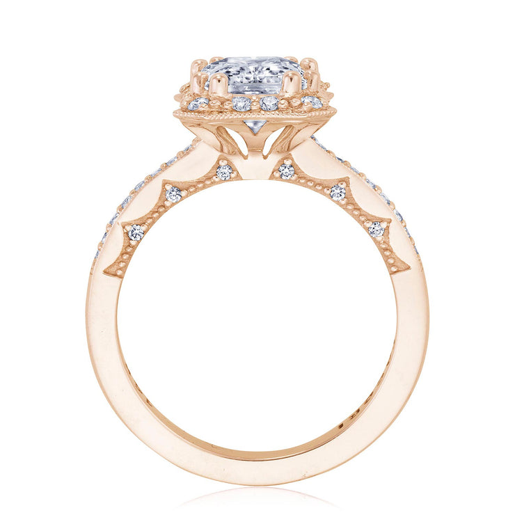 Emerald Bloom Engagement Ring
