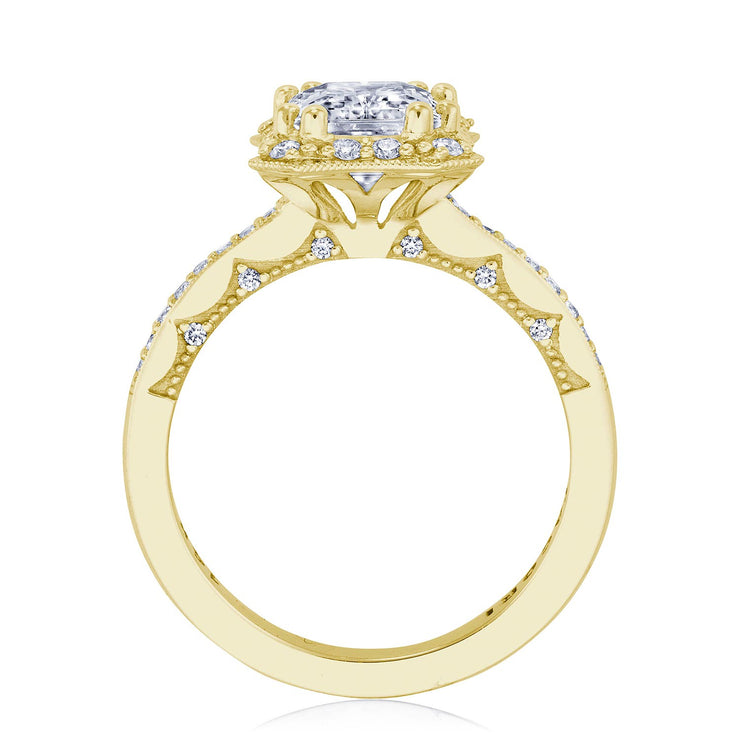 Emerald Bloom Engagement Ring