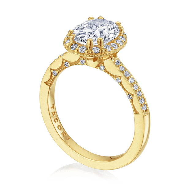 Oval Bloom Engagement Ring