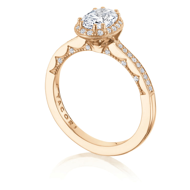 Oval Bloom Engagement Ring