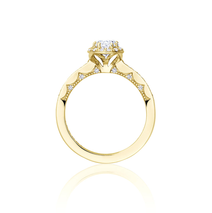 Oval Bloom Engagement Ring