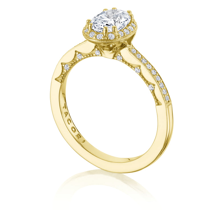 Oval Bloom Engagement Ring