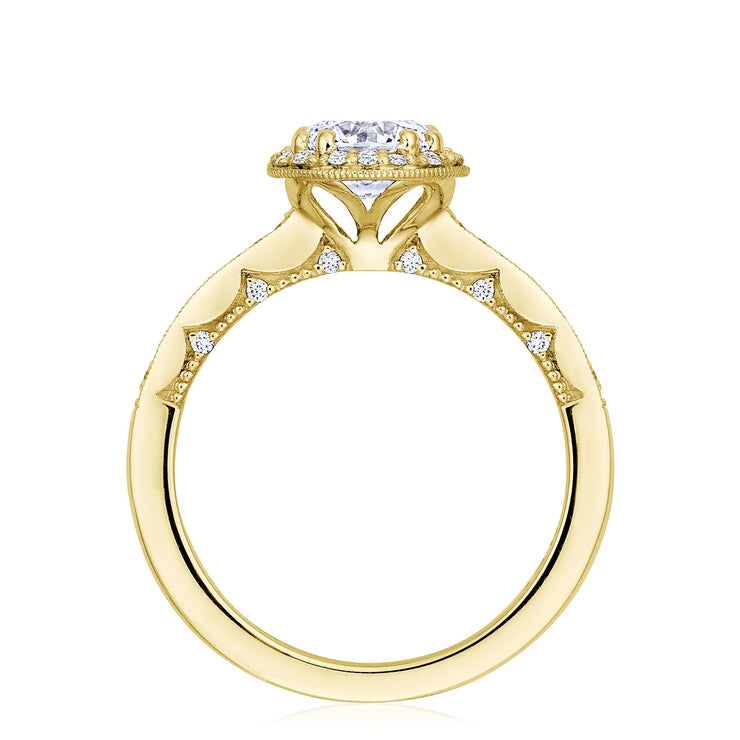 Round Bloom Engagement Ring