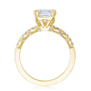 Emerald Solitaire Engagement Ring