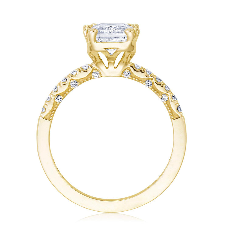 Emerald Solitaire Engagement Ring