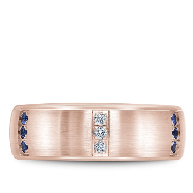 Bleu Royale Wedding Band