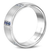 Bleu Royale Wedding Band