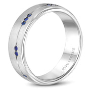 Bleu Royale Wedding Band