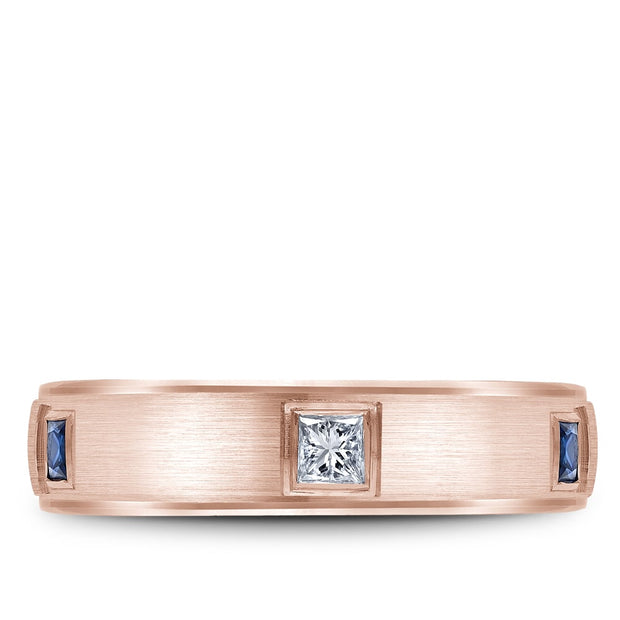 Bleu Royale Wedding Band