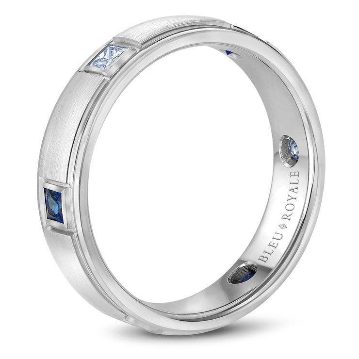 Bleu Royale Wedding Band