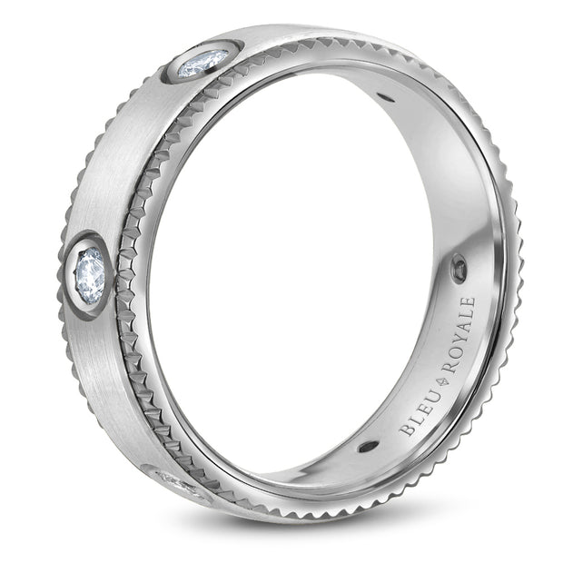 Bleu Royale Wedding Band