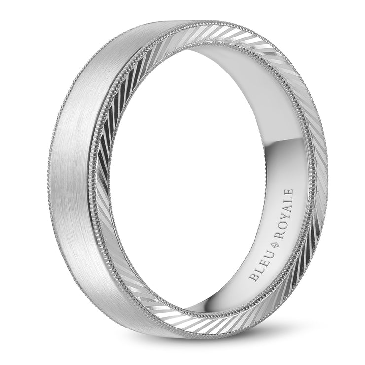 Bleu Royale Wedding Band